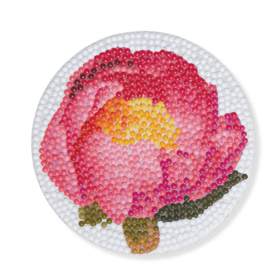 Dazzling Flowers Diamond Coaster Kit