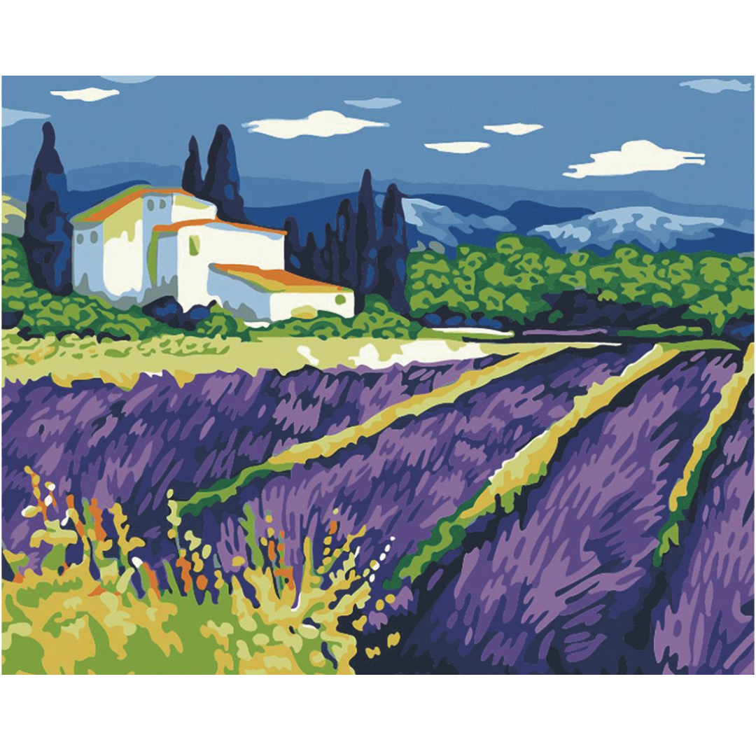 Lavender Love in Provence Paint by Numbers Kit - Craftmate