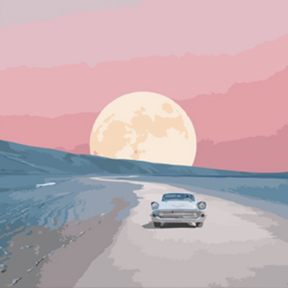 Roadtrippin Paint by Numbers Kit