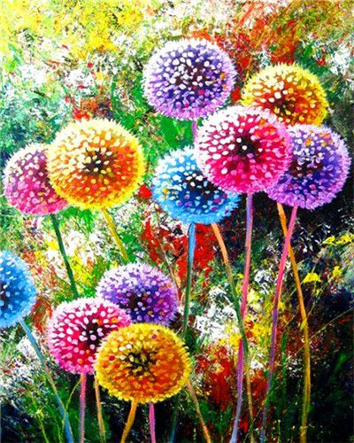 Dancing Dandelions Paint by Numbers Kit