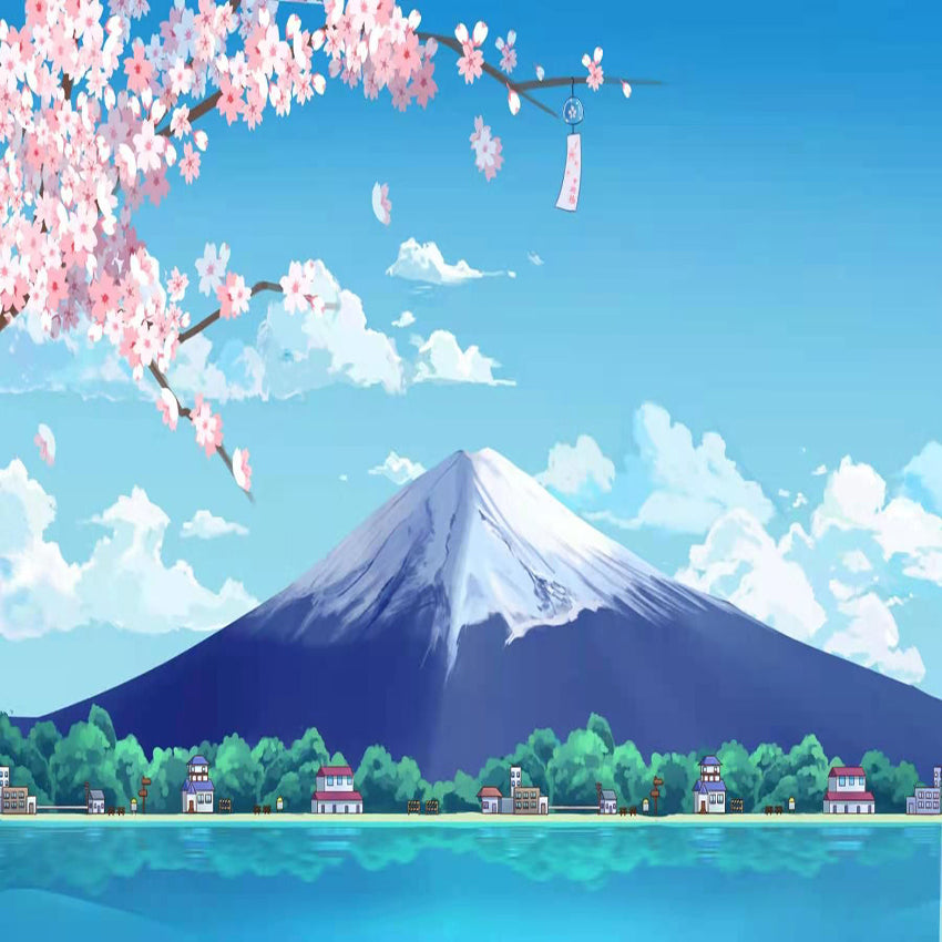 Cherry-ishing Japan Paint by Number Mini Kit