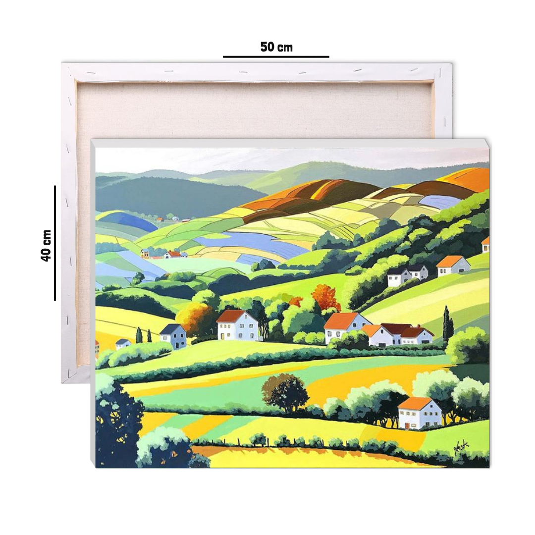 Rolling in the Countryside Paint by Number Jumbo Kit