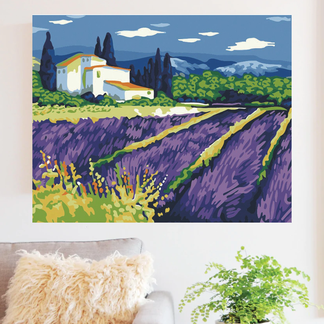 Lavender Love in Provence Paint by Numbers Kit - Craftmate