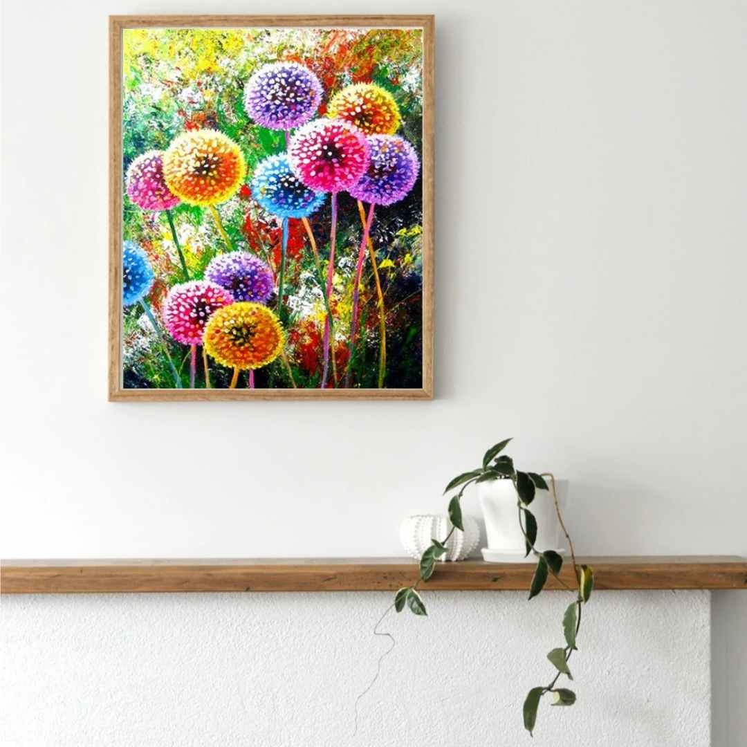 Dancing Dandelions Paint by Numbers Kit