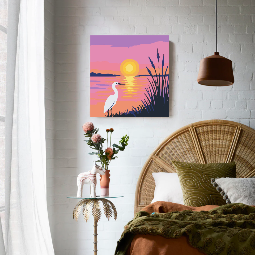 Sunset Stroll Paint by Number Mini Kit