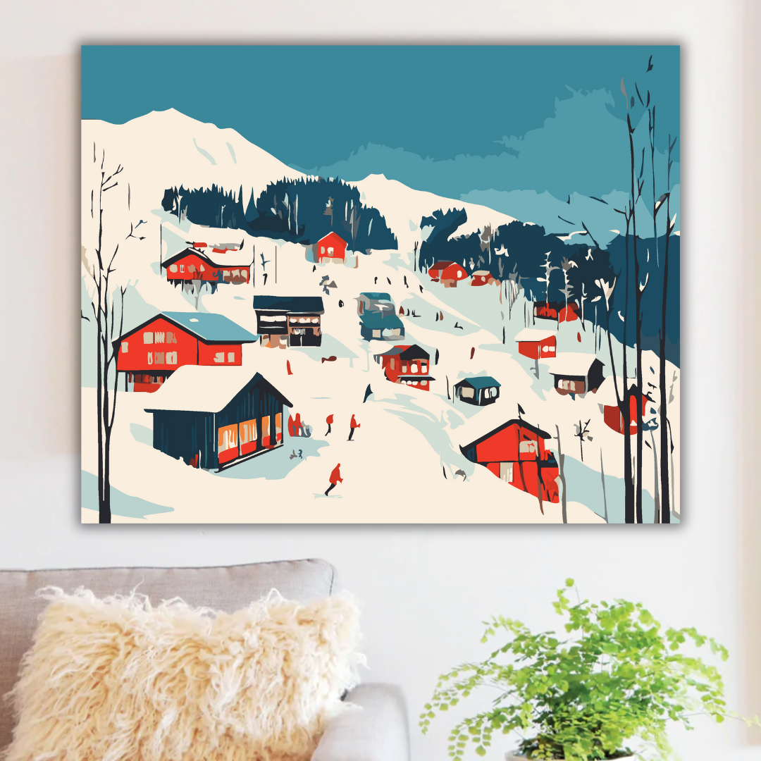 Winter Wonderland Paint by Numbers Kit