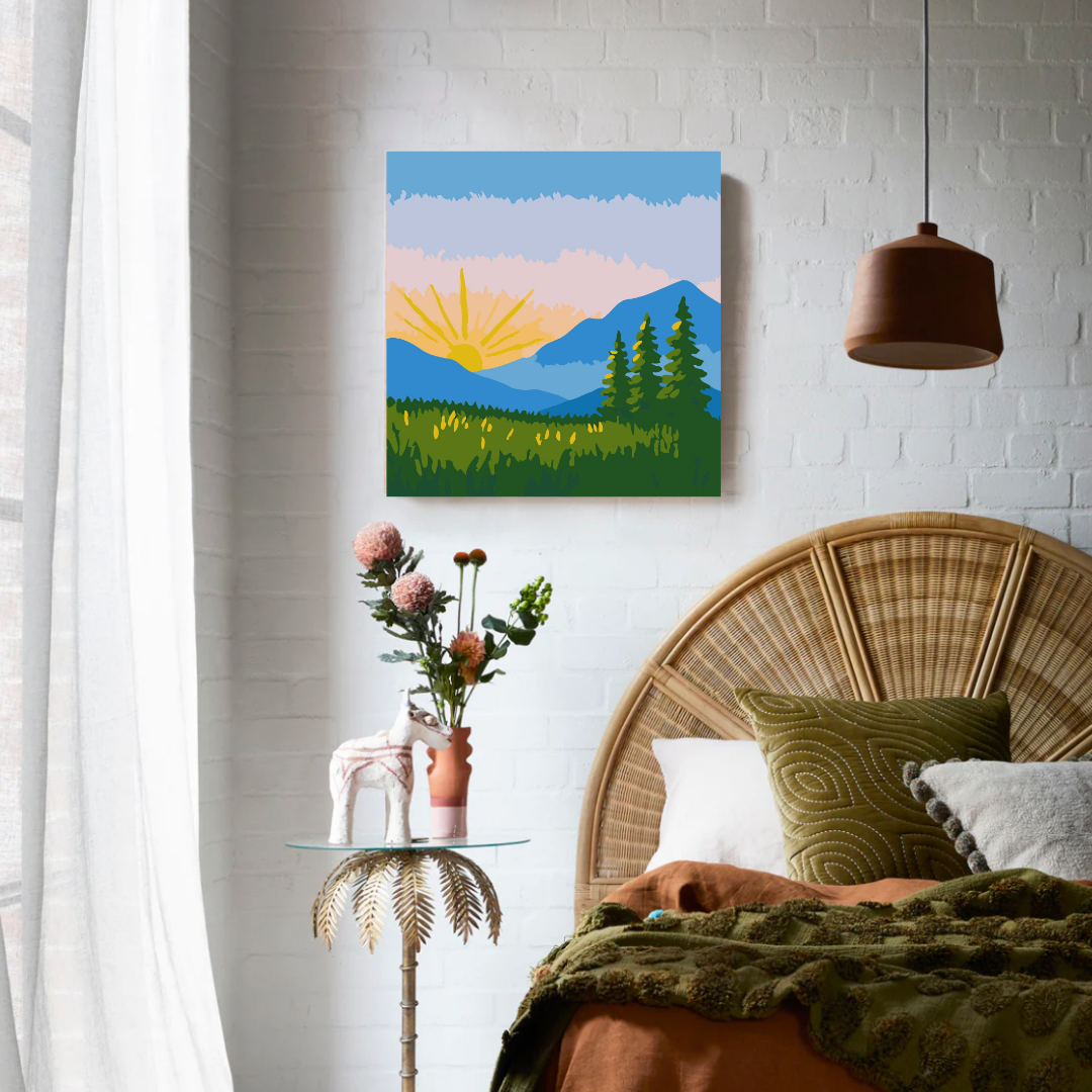 Mountain Mornings Paint by Number Mini Kit