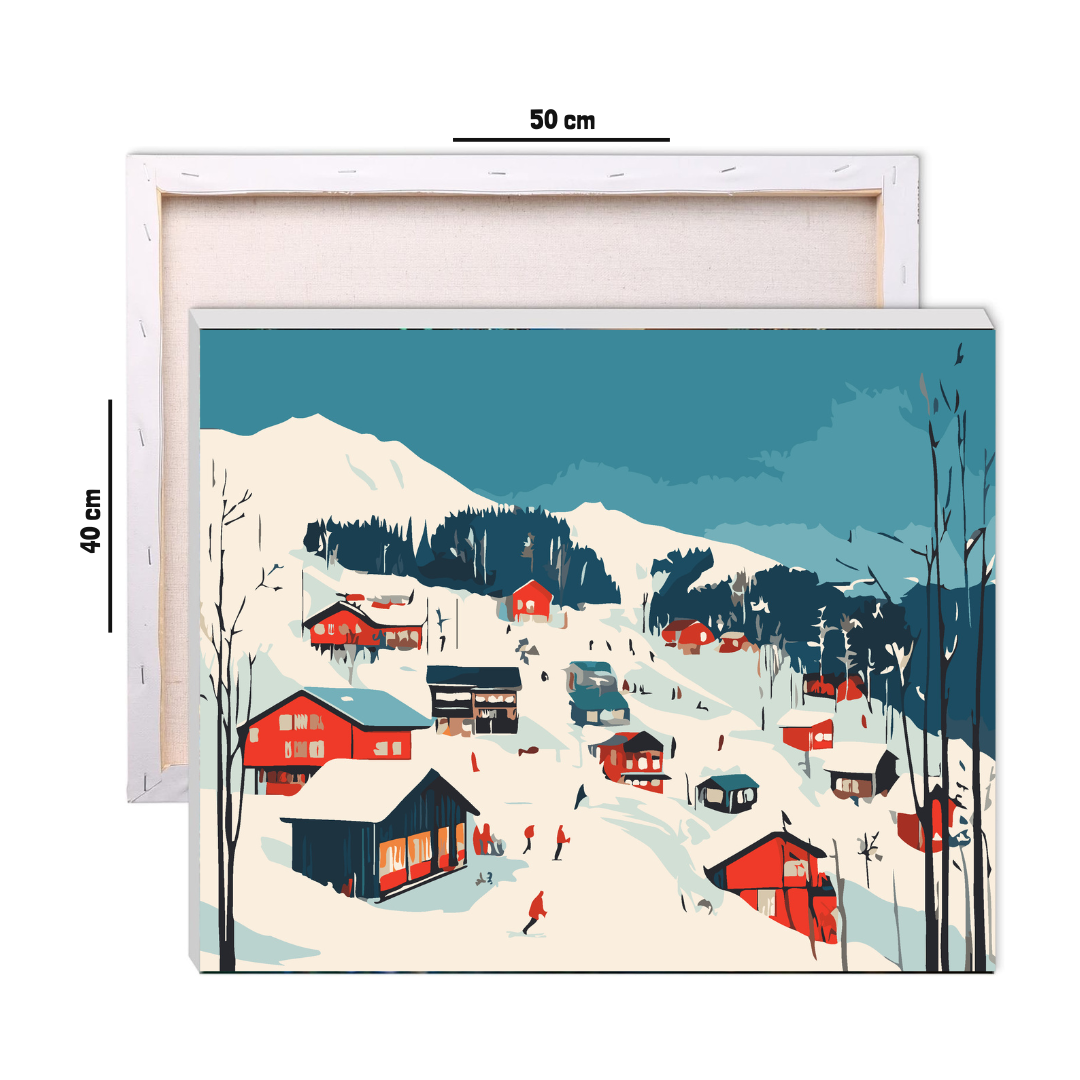Winter Wonderland Paint by Numbers Kit - Craftmate