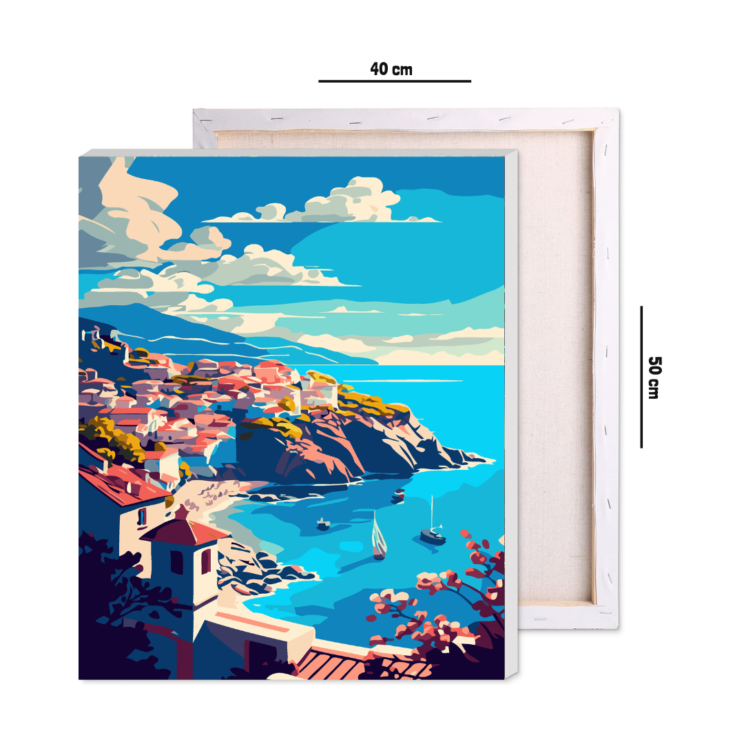 Mediterranean Escape Paint by Numbers Kit - Craftmate