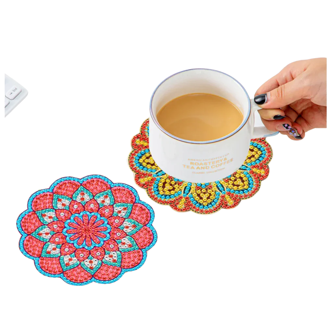 Mandala Magic Diamond Coaster Kit