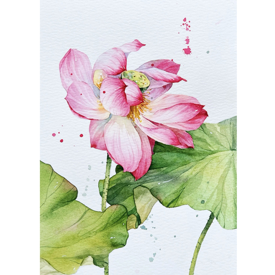 Flower Words Watercolour Painting Kit