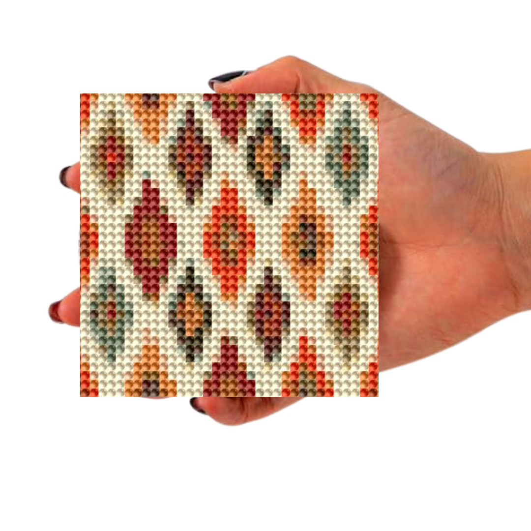 Ikat Spark Diamond Coaster Kit