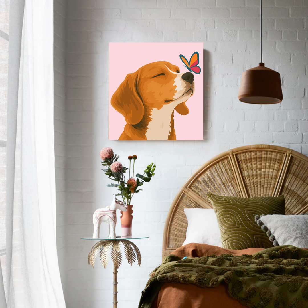 Flutter Pup Paint by Number Mini Kit