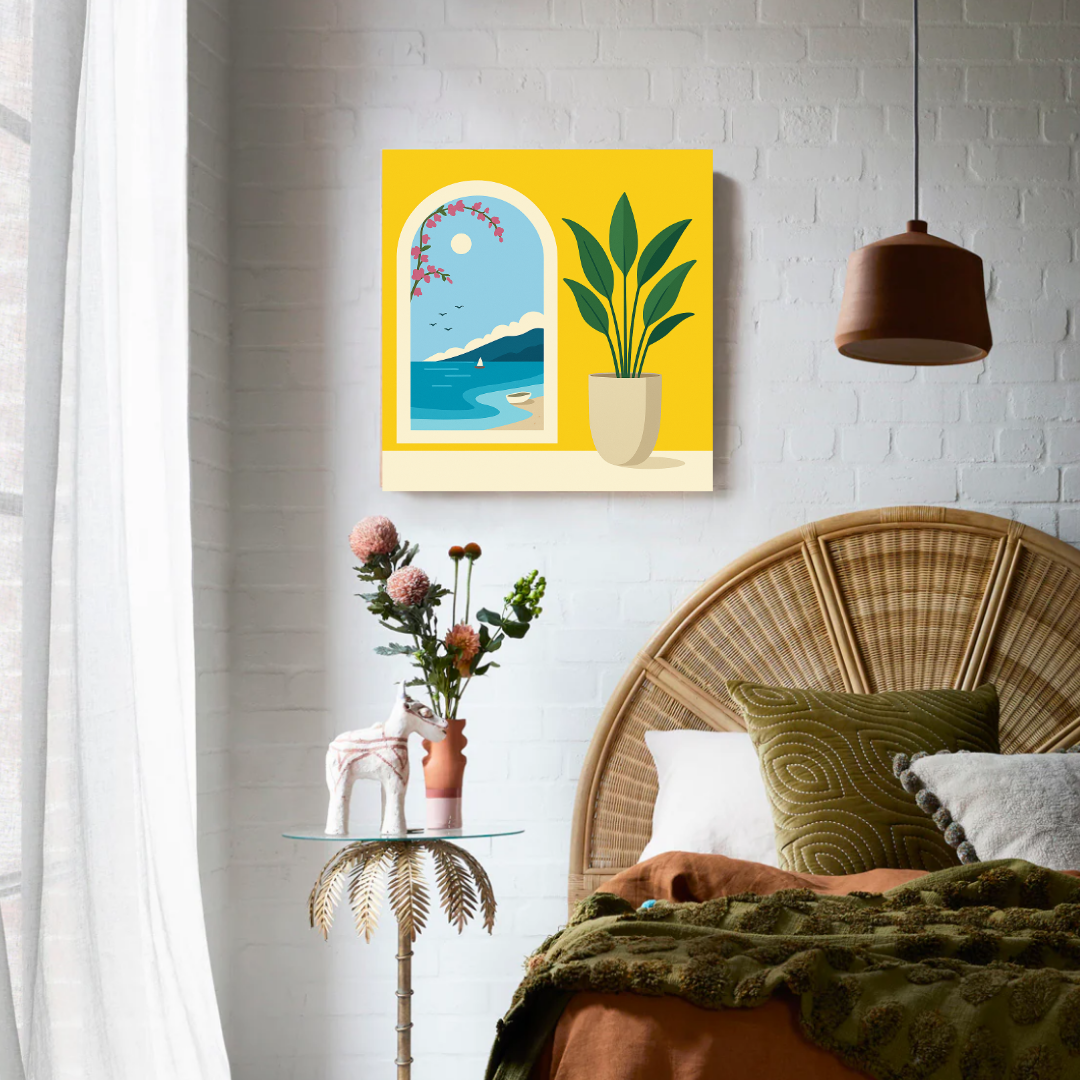 Paradise View Paint by Number Mini Kit