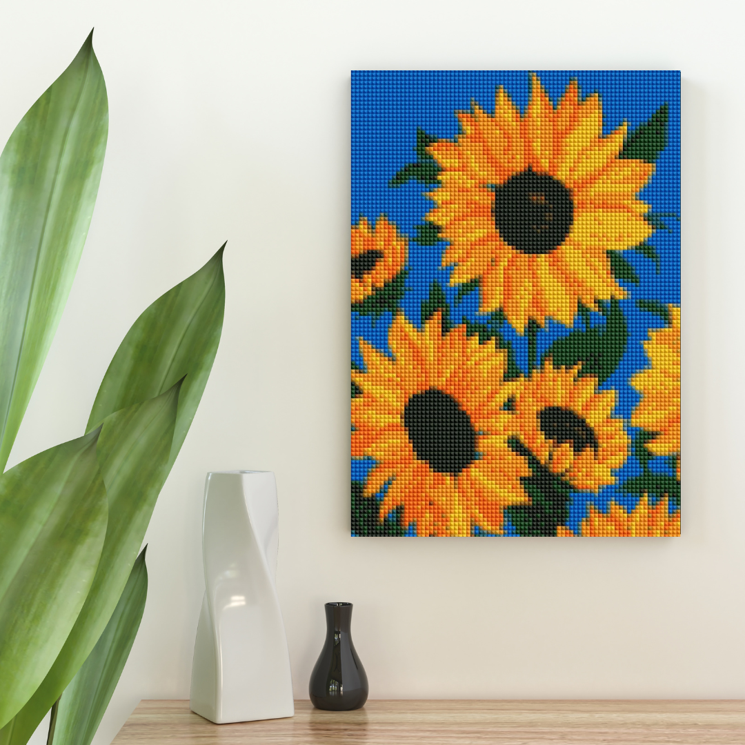 Shining Sunflowers Diamond Art Kit
