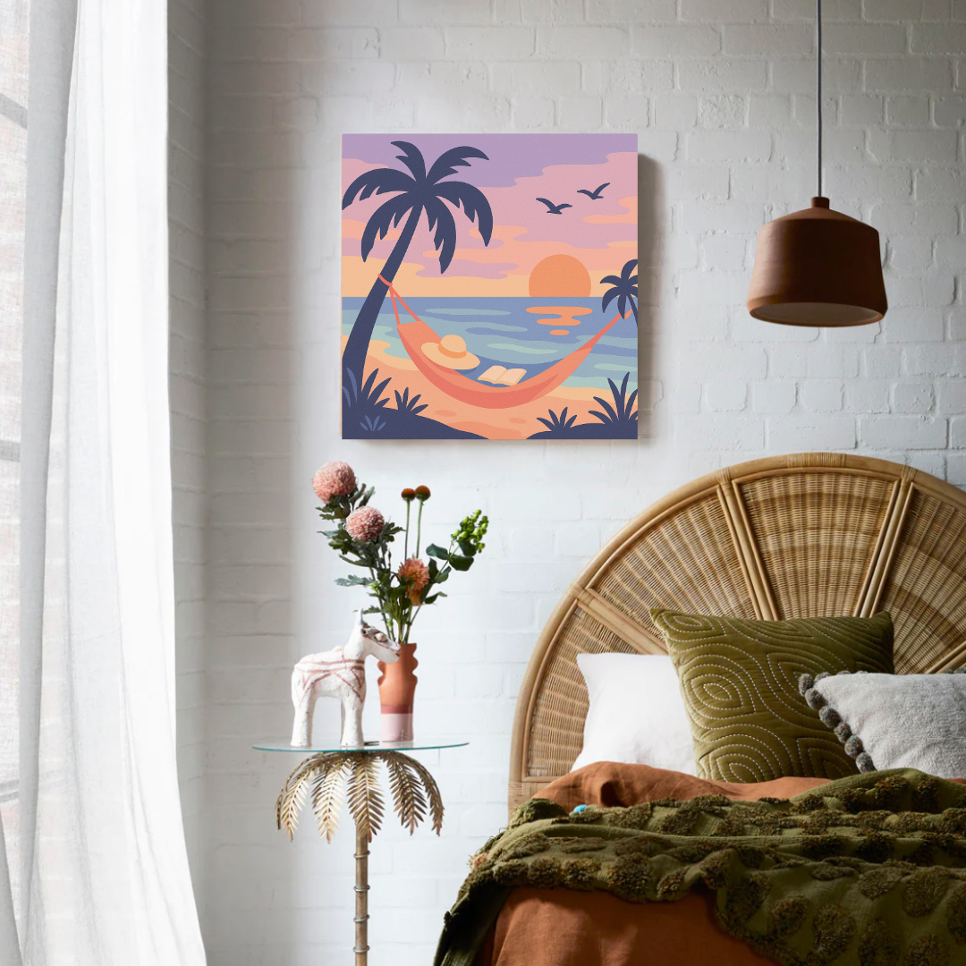 Vacay Mode Paint by Number Mini Kit