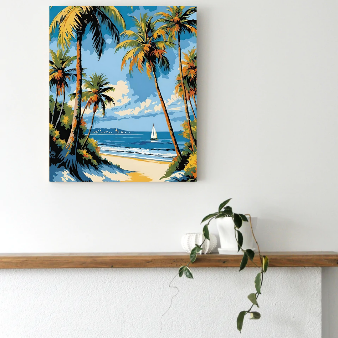 Tropic Like It's Hot Paint by Number Kit