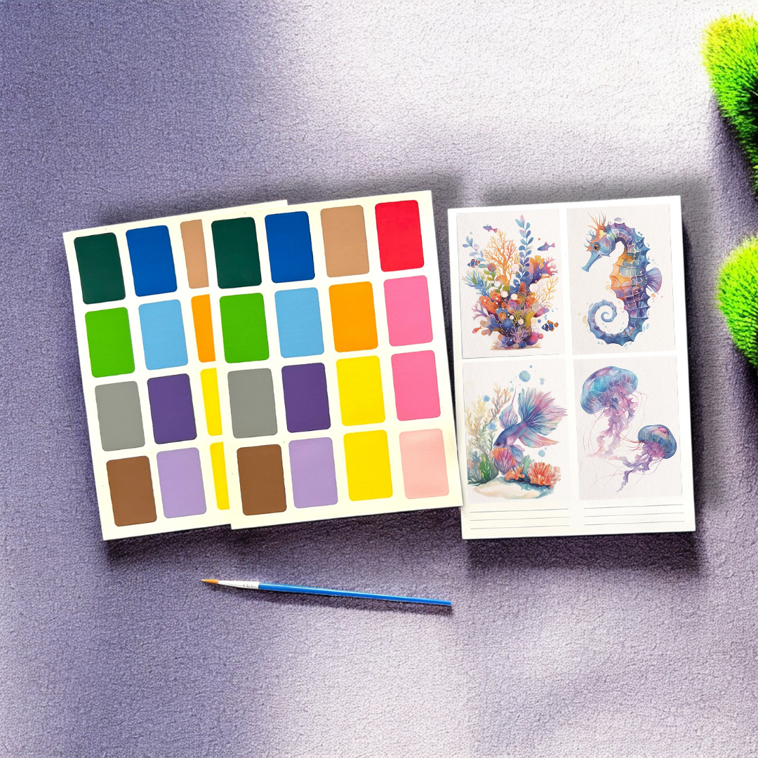 Ocean Watercolour Painting Kit