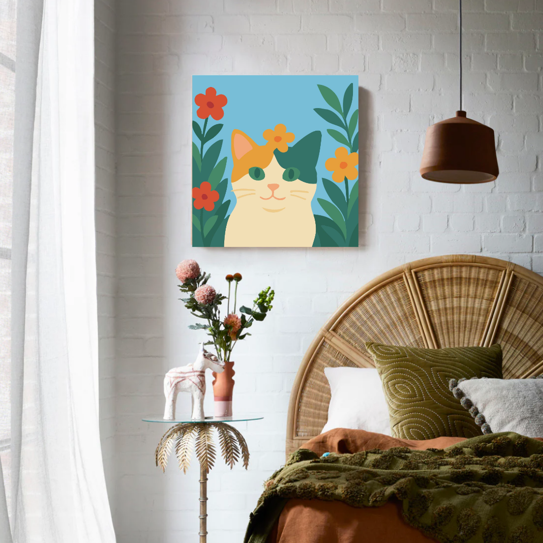 Purr-fect Garden Paint by Number Mini Kit