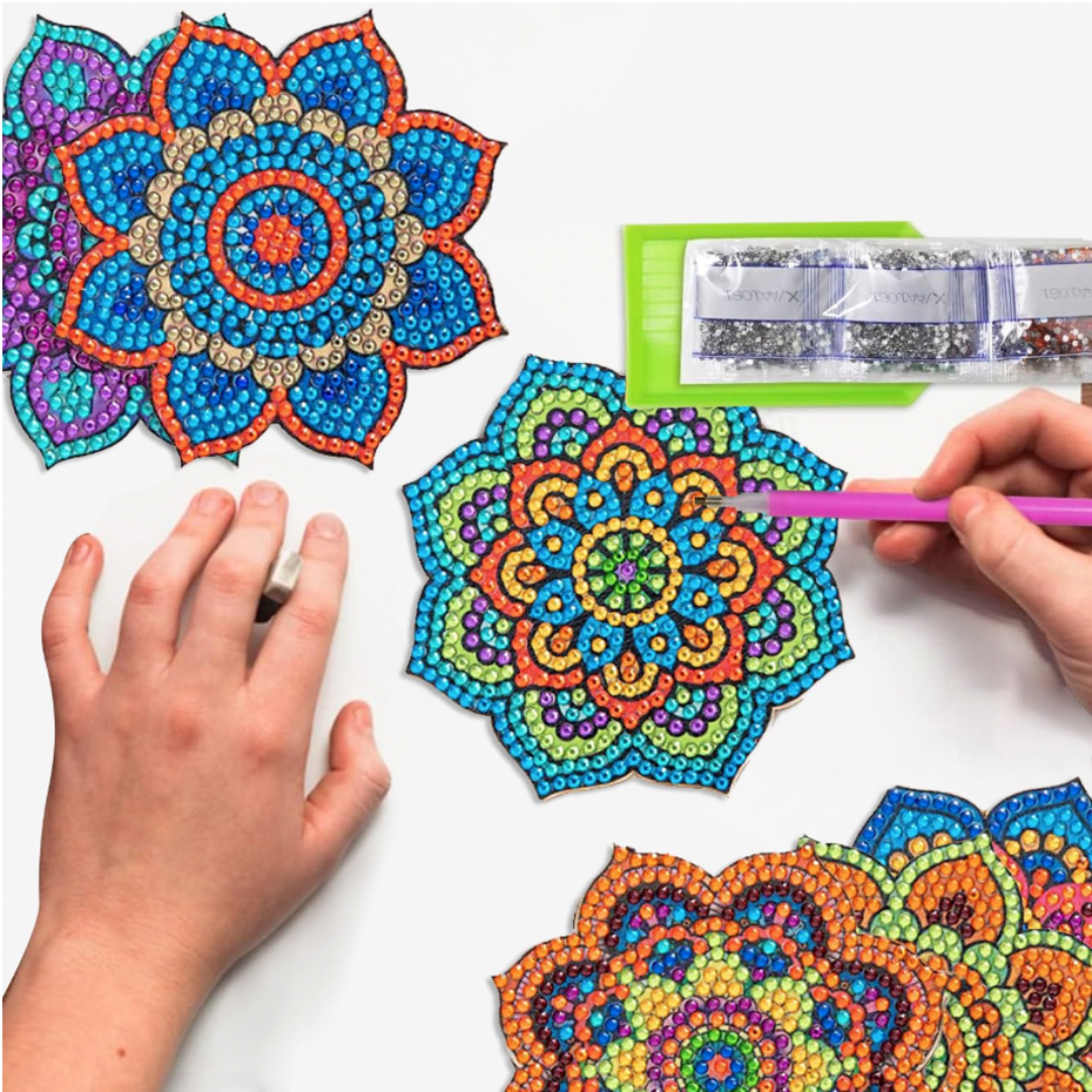 Mystic Mandala Diamond Coaster Kit