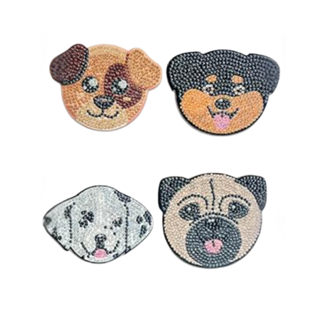 Glitter Pup Diamond Coaster Kit