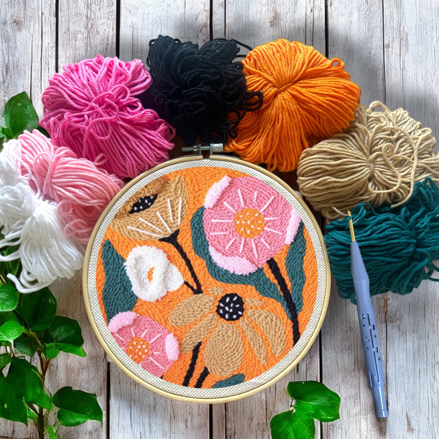 Spring Vibes Punch Needle Embroidery Kit