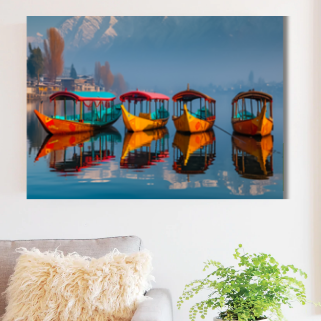 Shikara Mornings Paint by Number Jumbo Kit
