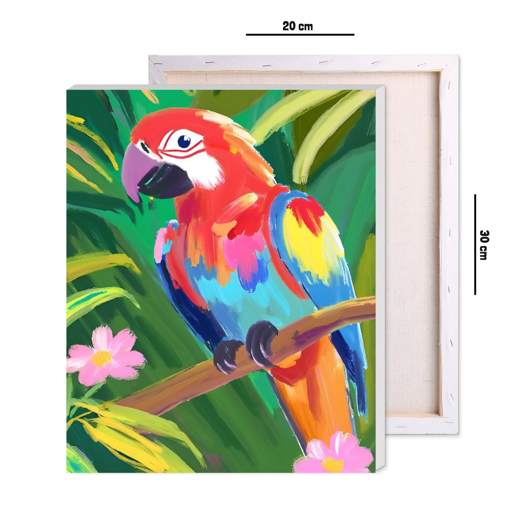 Dazzling Parrot Diamond Art Kit