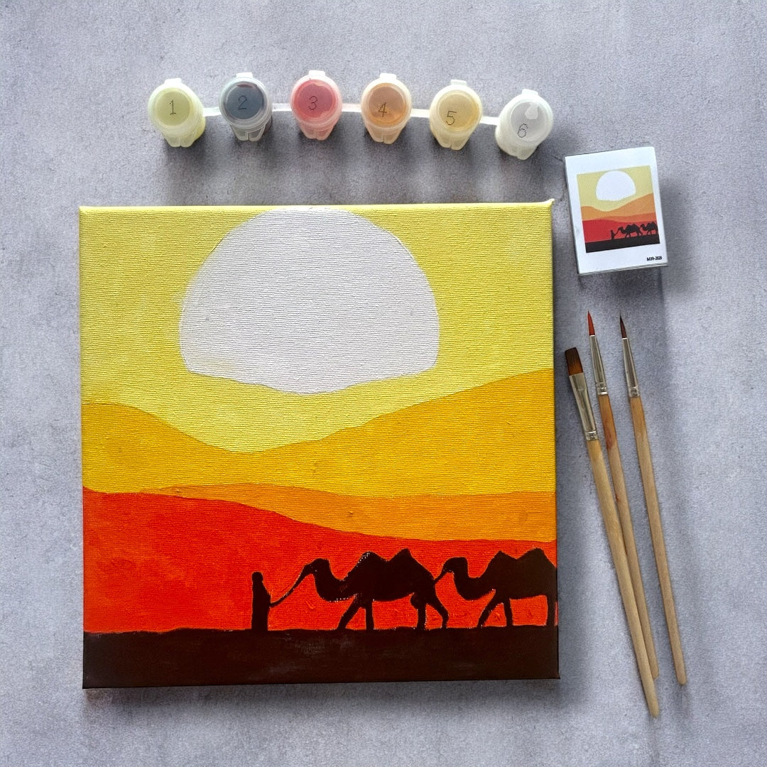 Rajasthan Paint by Number Mini Kit