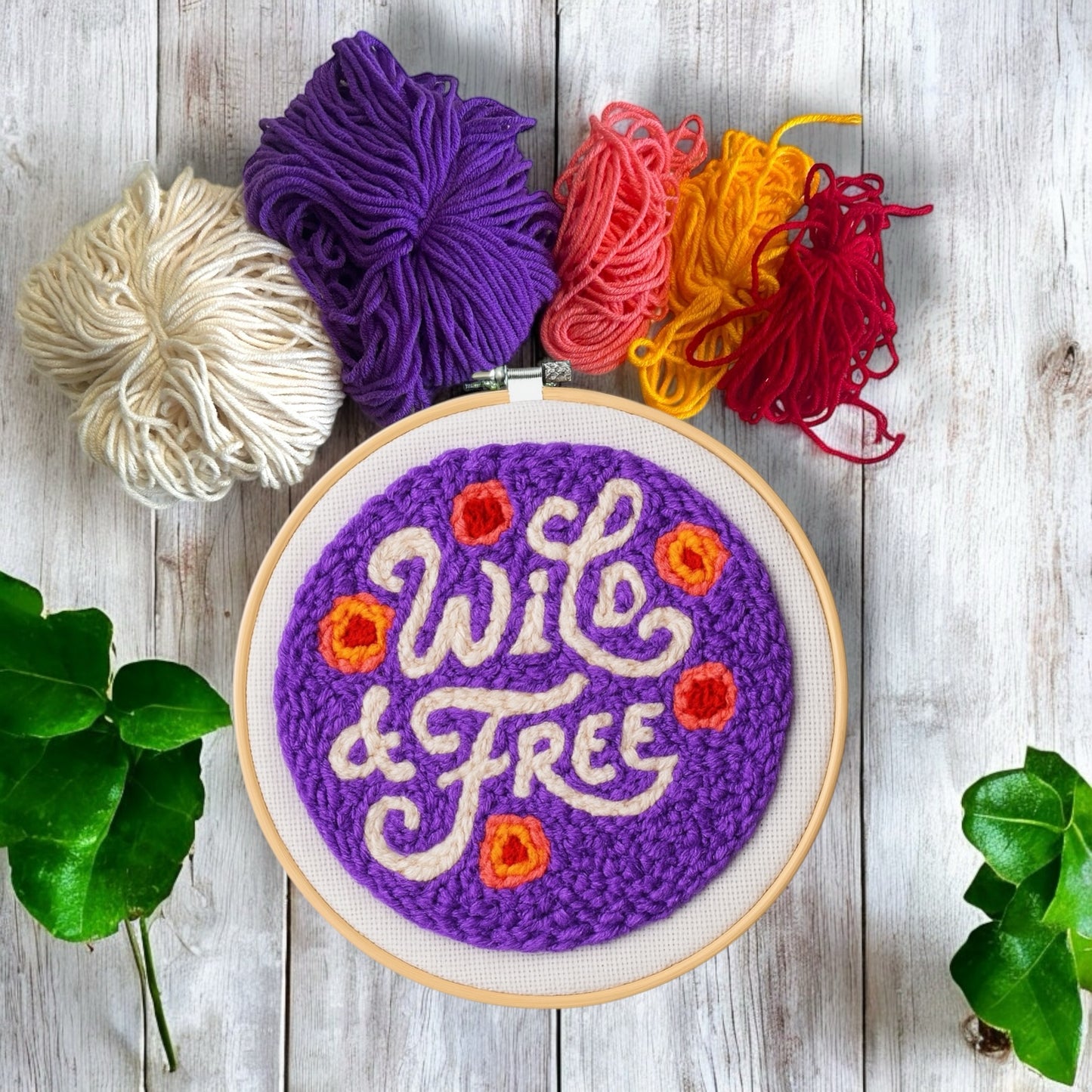Wild & Free Punch Needle Embroidery Kit