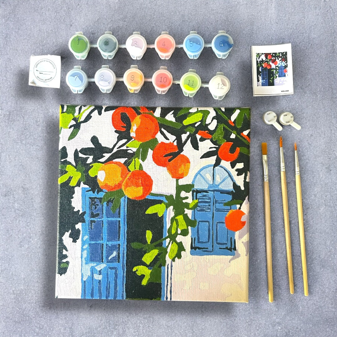 Zesty Seville Paint by Number Mini Kit