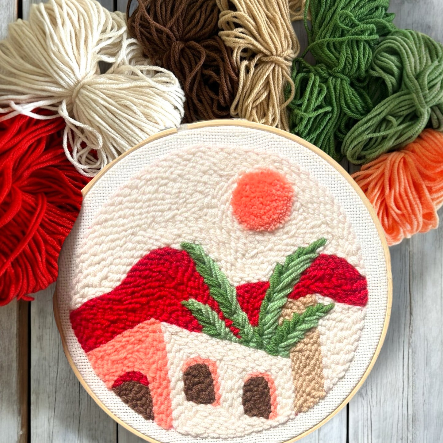 Morocco Punch Needle Embroidery Kit