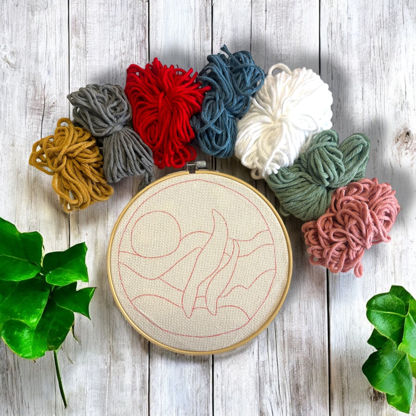 Sun-Kissed Horizon Punch Needle Embroidery Kit