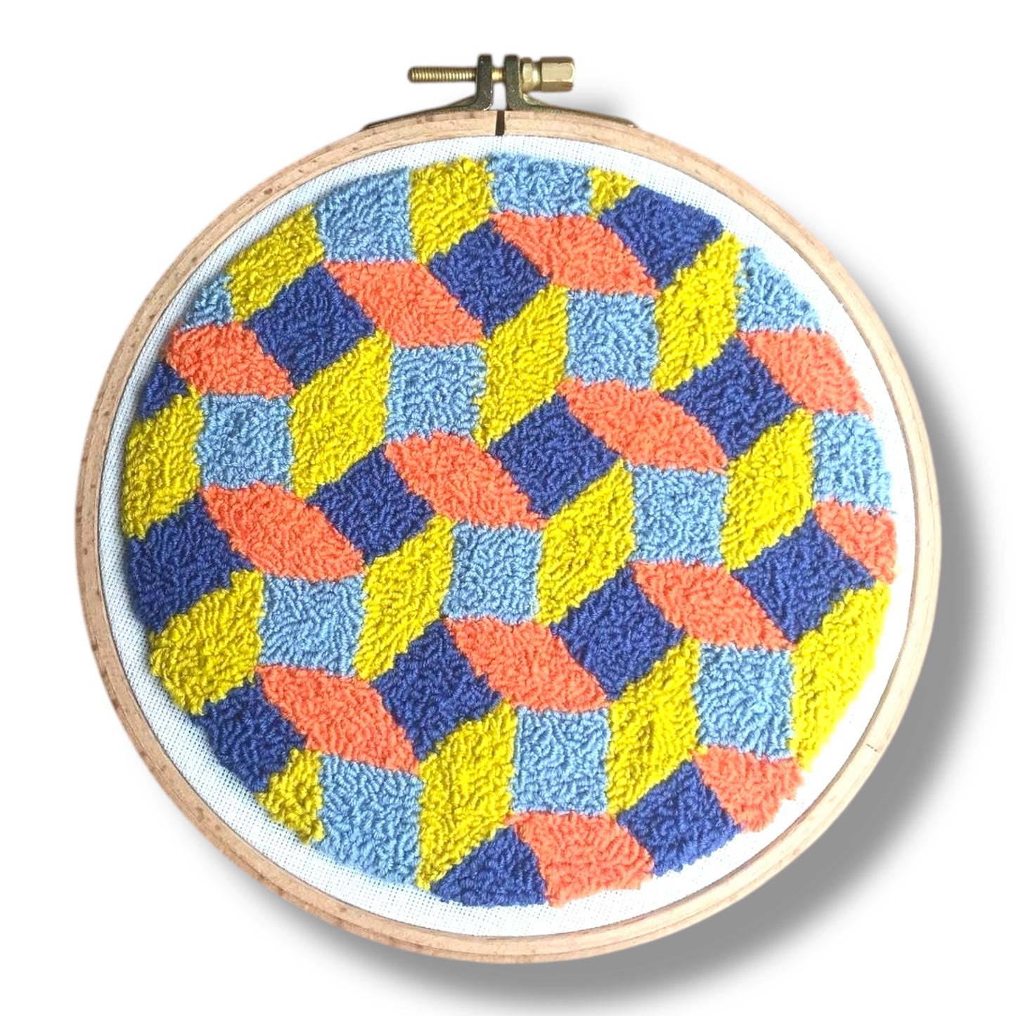 3D Geometric Punch Needle Embroidery Kit