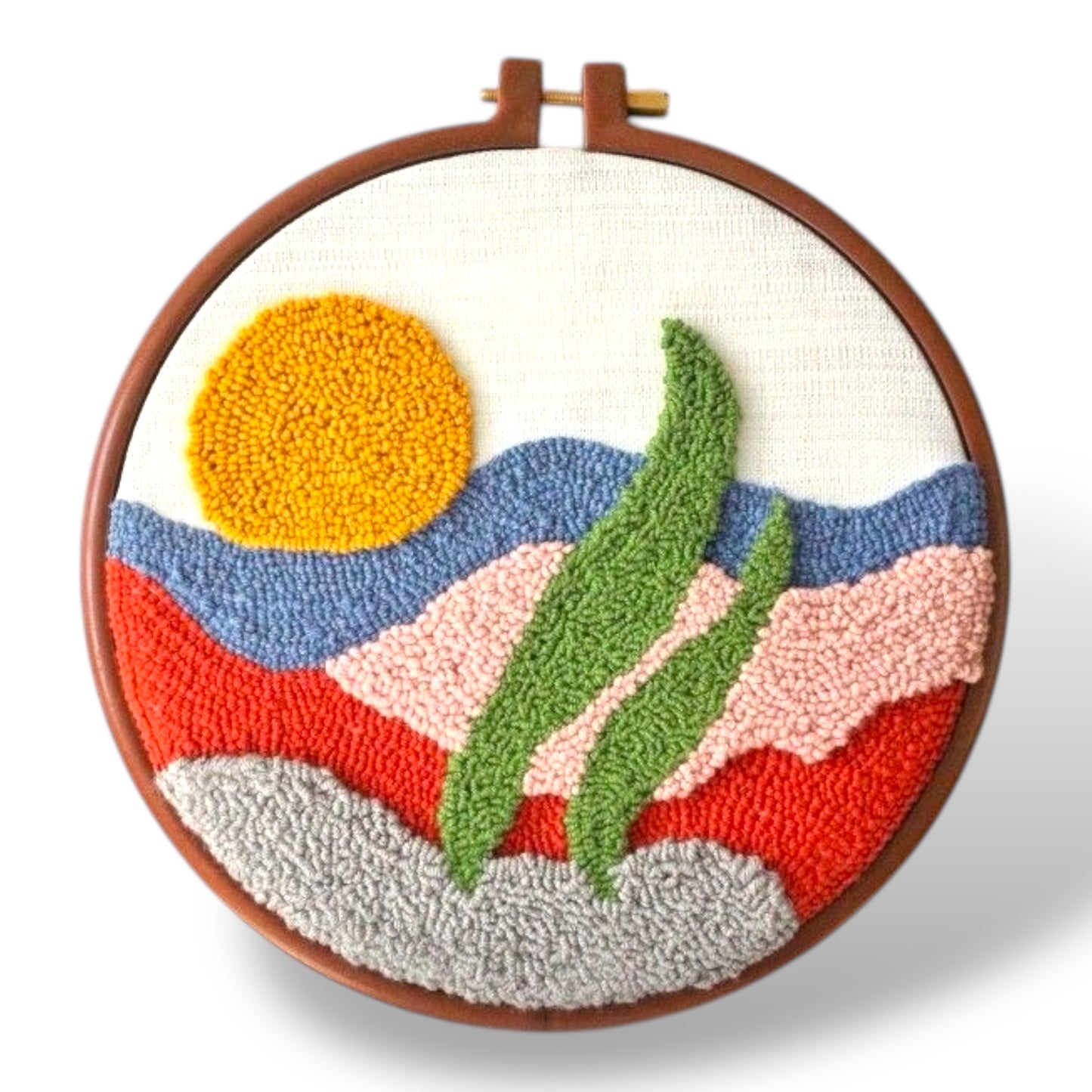 Sun-Kissed Horizon Punch Needle Embroidery Kit