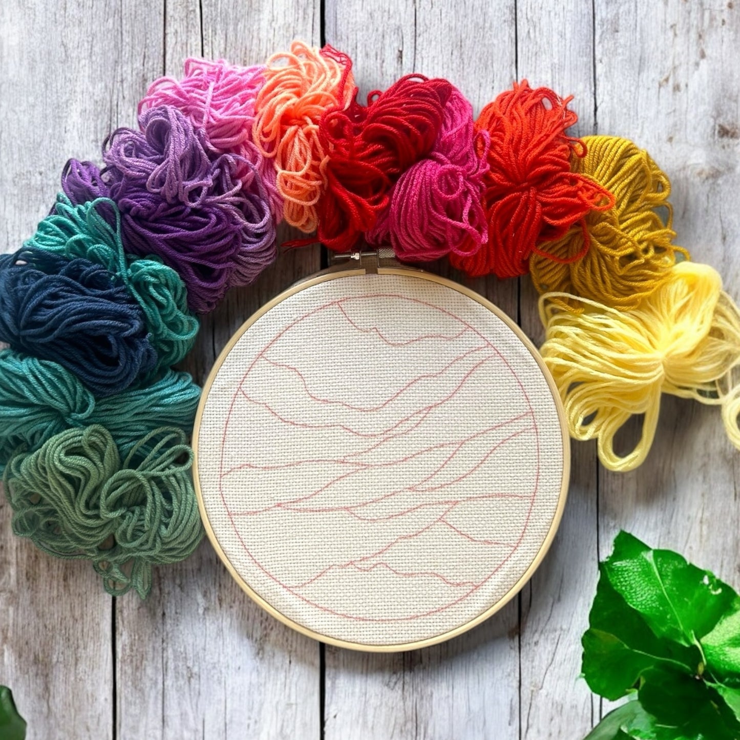 Punchy Peaks Punch Needle Embroidery Kit