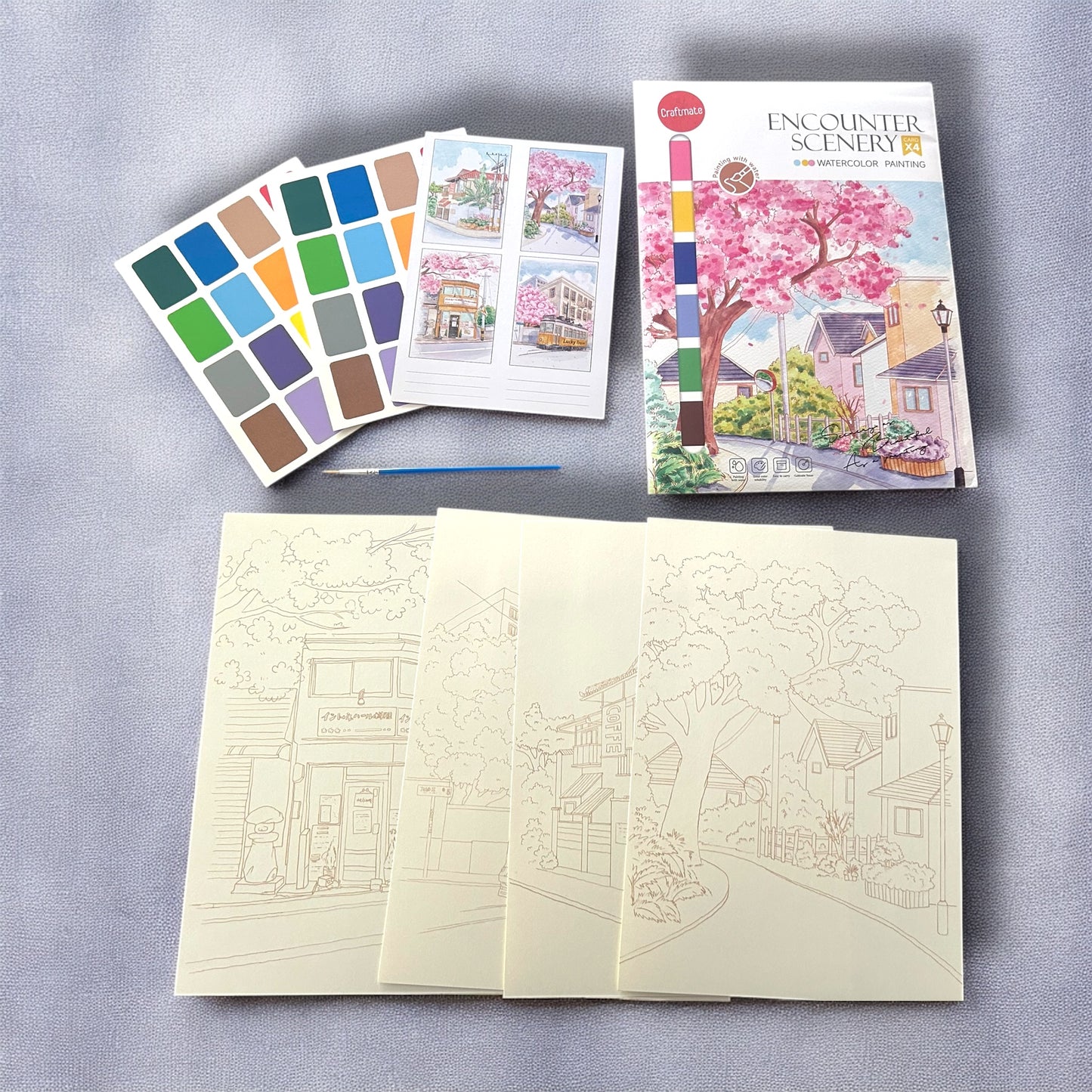 Encounter Scenery Watercolour Painting Kit - Craftmate