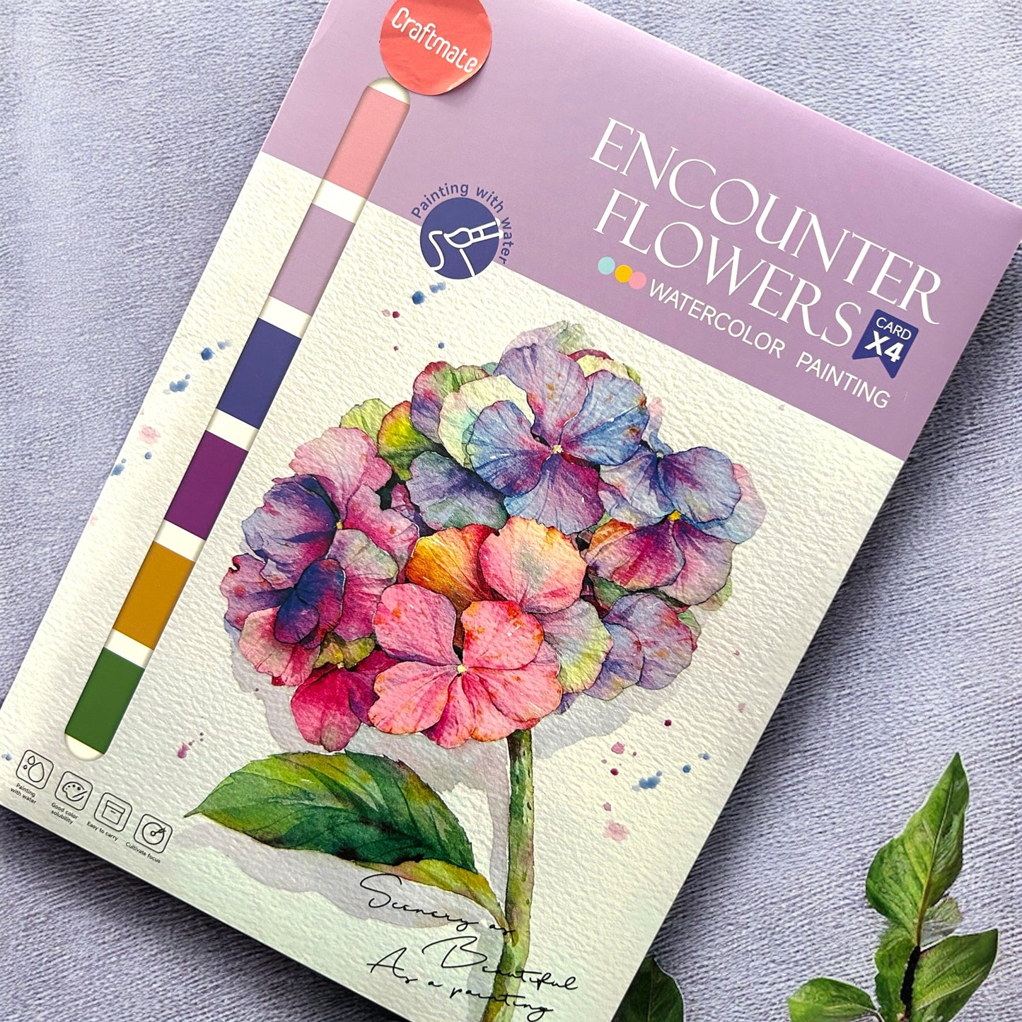 Encounter Flowers Watercolour Painting Kit - Craftmate