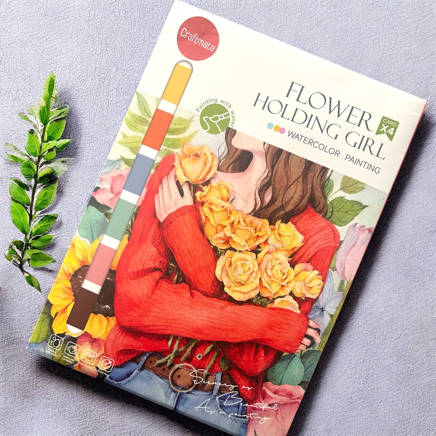 Flower Girl Watercolour Painting Kit - Craftmate