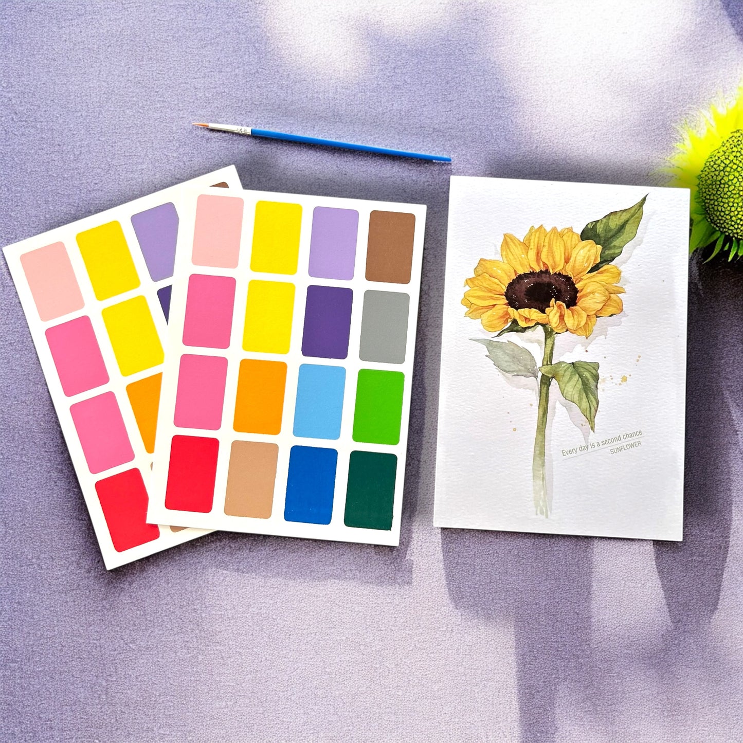 Flower Words Watercolour Painting Kit - Craftmate