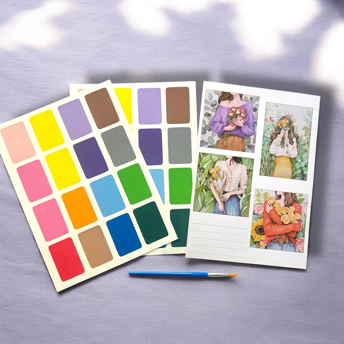 Flower Girl Watercolour Painting Kit - Craftmate