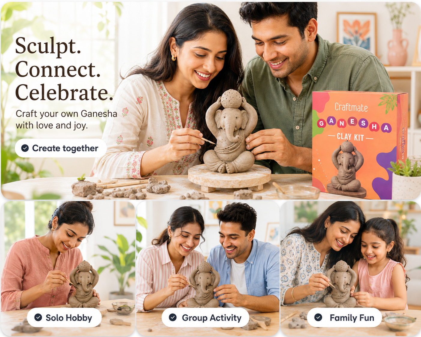 Ganesha Clay Sculpting Kit