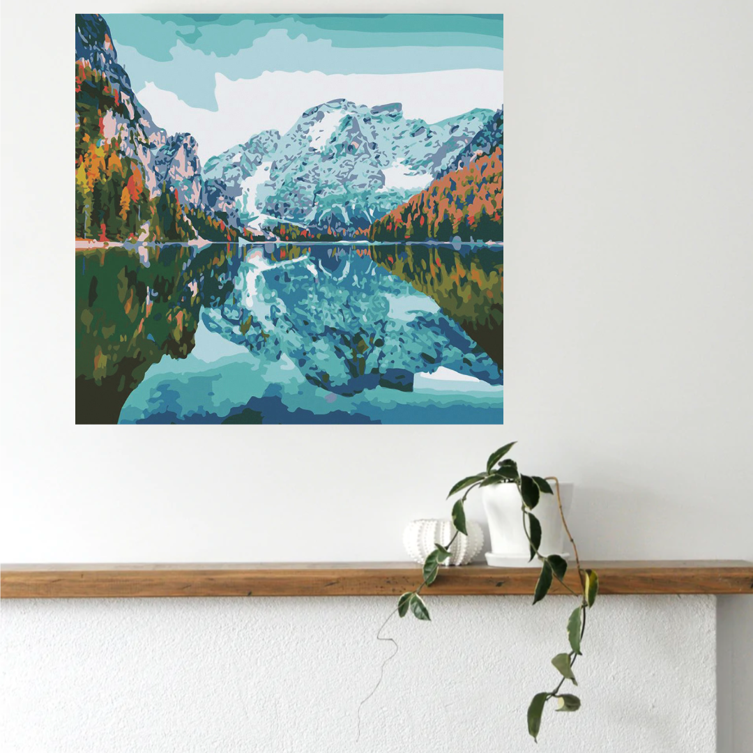Fjords of Norway Paint by Number Rolled Kit