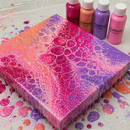 Fluid Art Canvas Painting Kit