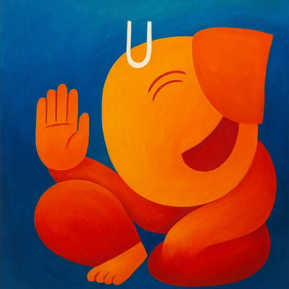 Bal Ganesh Paint by Number Mini Kit