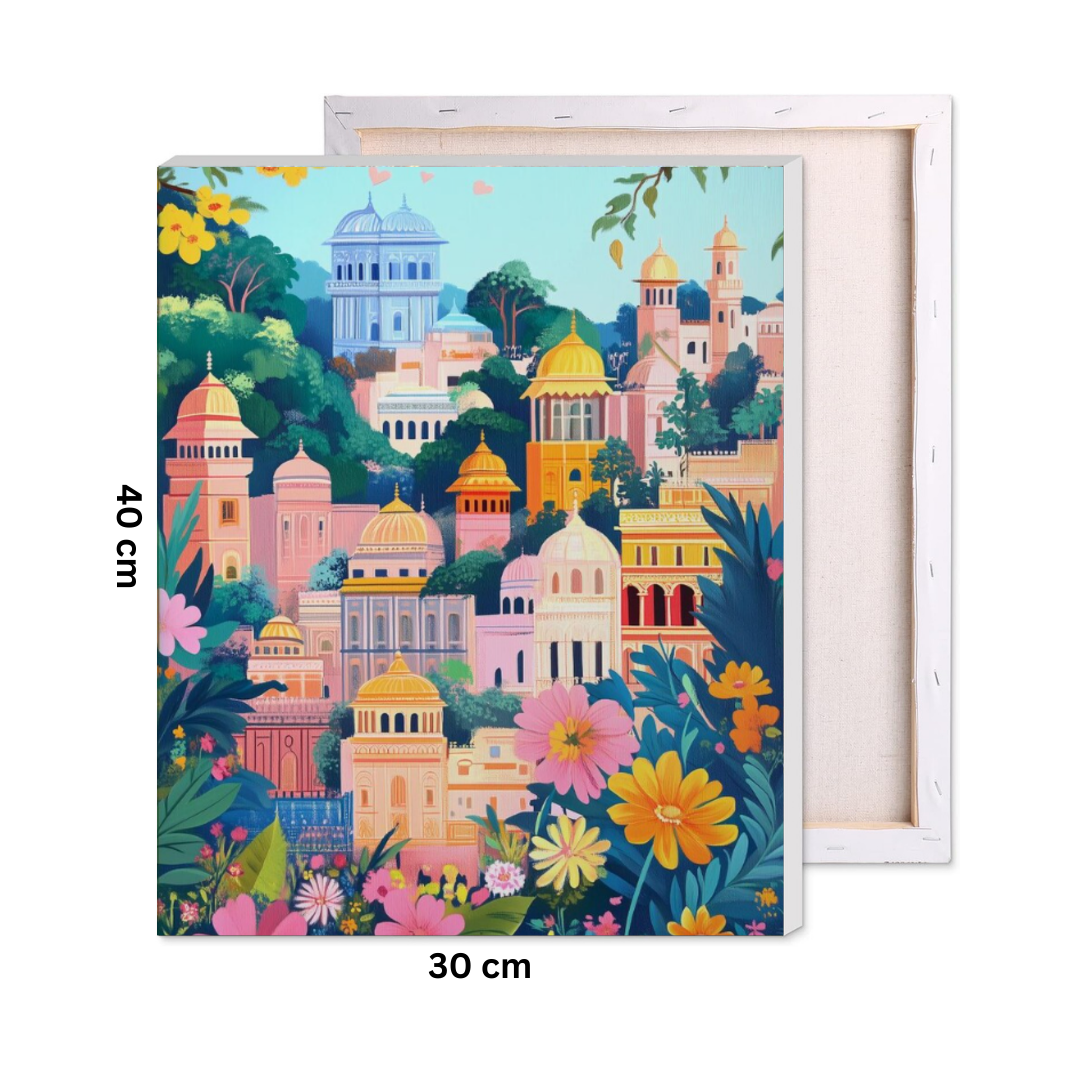 Mughal Gardens Paint by Number Kit