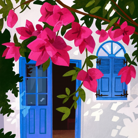 Blooming Petals Paint by Number Mini Kit