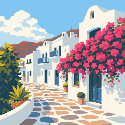 Escape to Ibiza Paint by Number Mini Kit