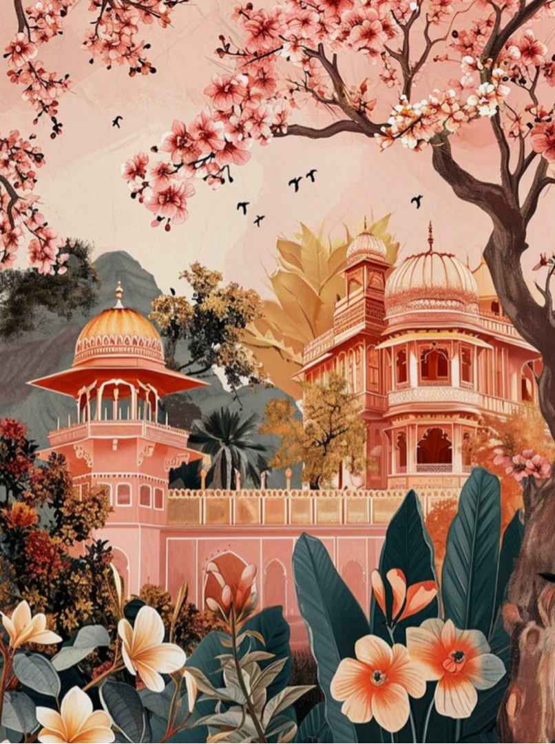 Delhi Flower Market Paint by Number Kit