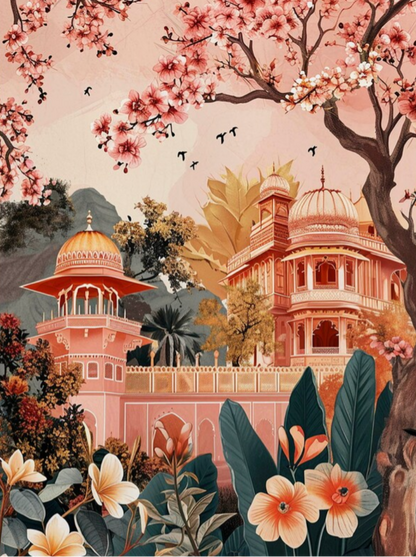 Delhi Flower Market Paint by Number Kit